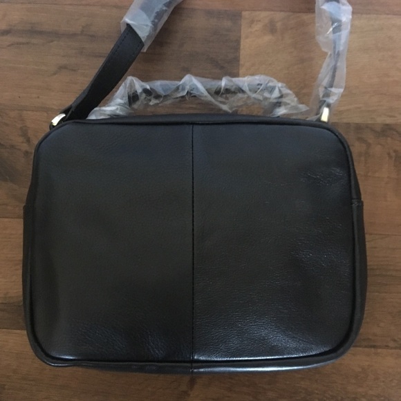 Cole Haan Leather Crossbody Bag Snake Print Panel - Picture 6 of 6